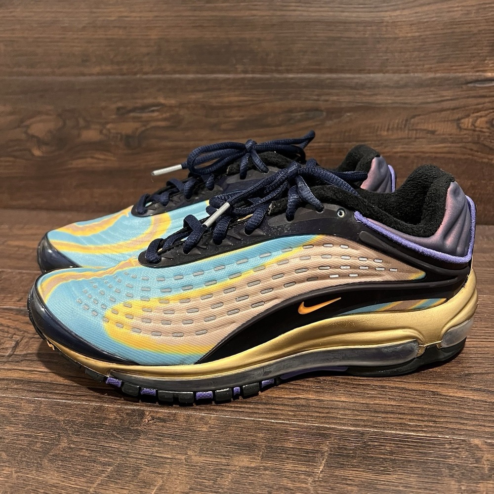 Nike Air Max Deluxe Women Size 8.5 RARE Ocean Wave Dreamscape Color - Picture 4 of 9